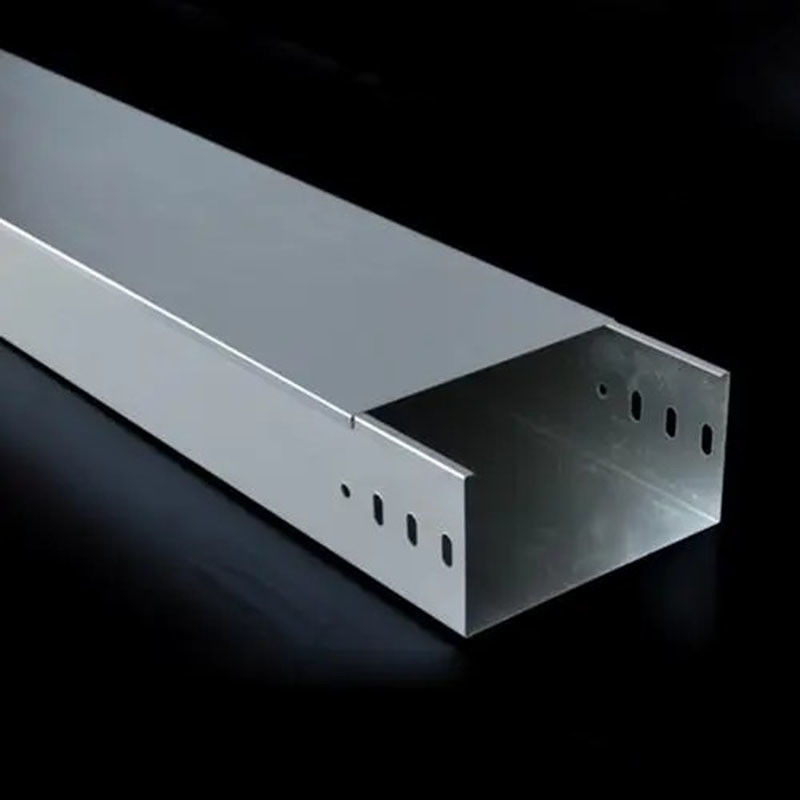 Polishing SS 304 Cable Tray Customized Length Size Silver Color