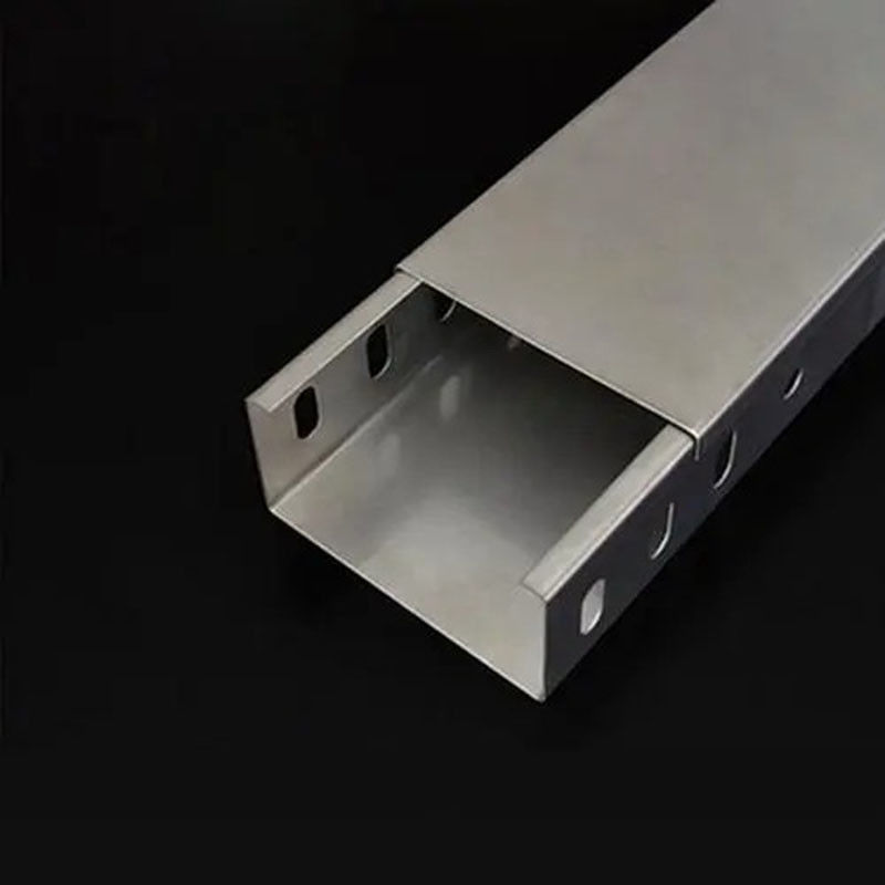 Polishing SS 304 Cable Tray Customized Length Size Silver Color