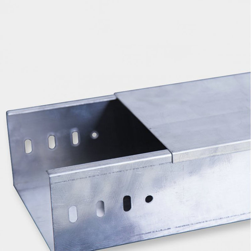 Customized Wall Mounted Trough Type Cable Tray For Industrial Use