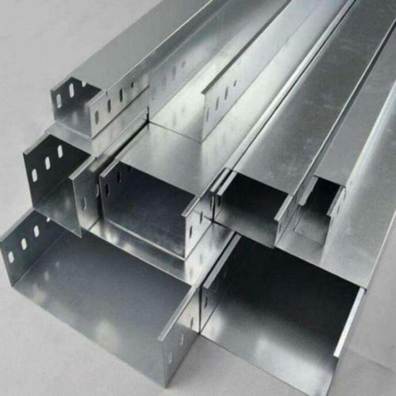 ISO9001 Solid Bottom Type Cable Tray 50mm-1000mm Width