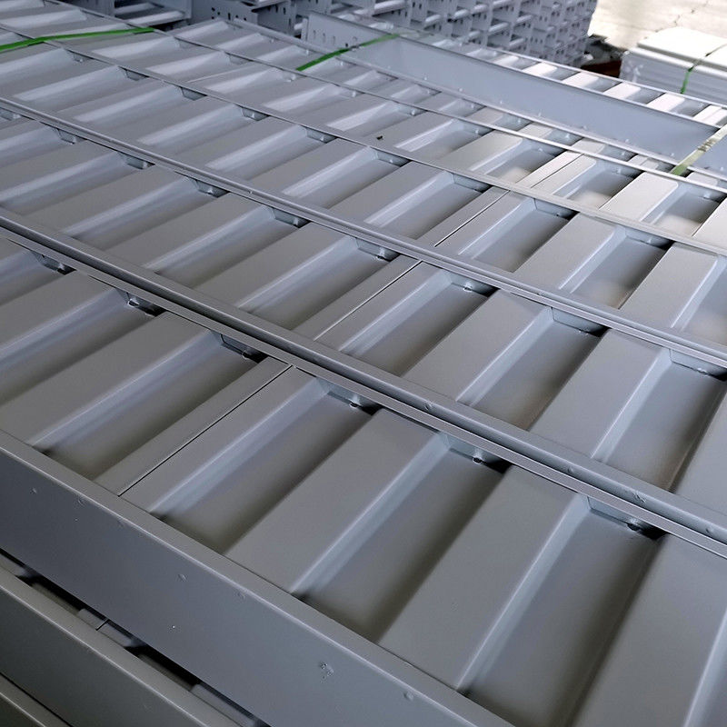 50-200mm Corrugated Cable Tray Fireproof Customized Length Maximum Workload As Needed
