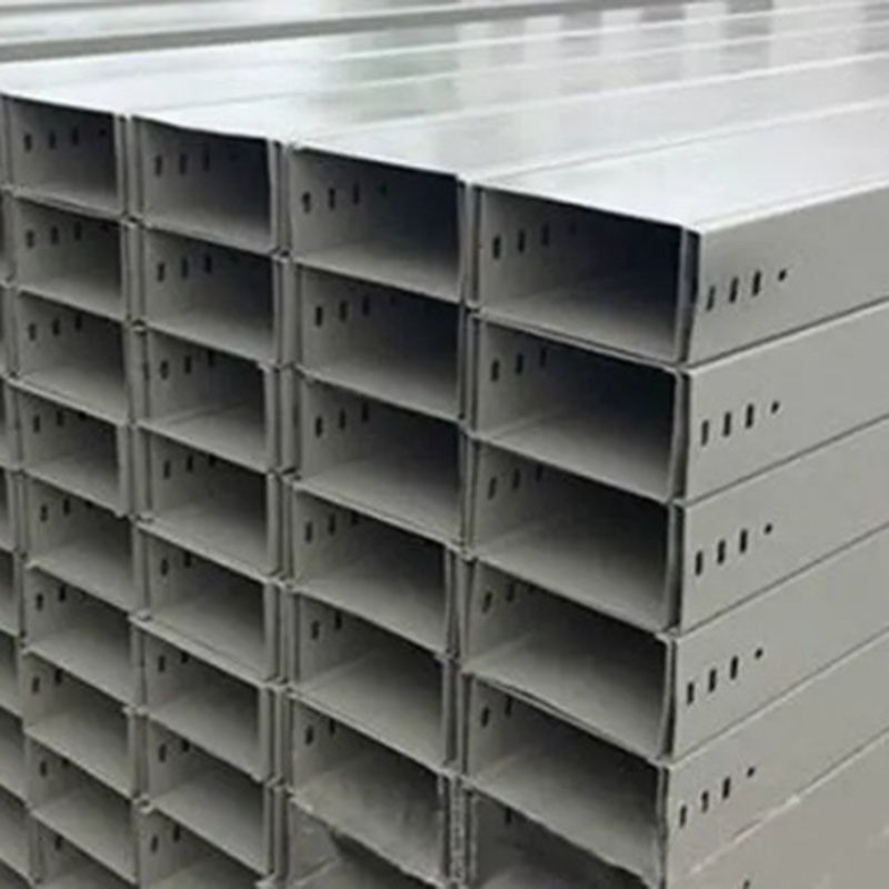 Lightweight Reliable Perforated Cable Tray Construction Color Customization